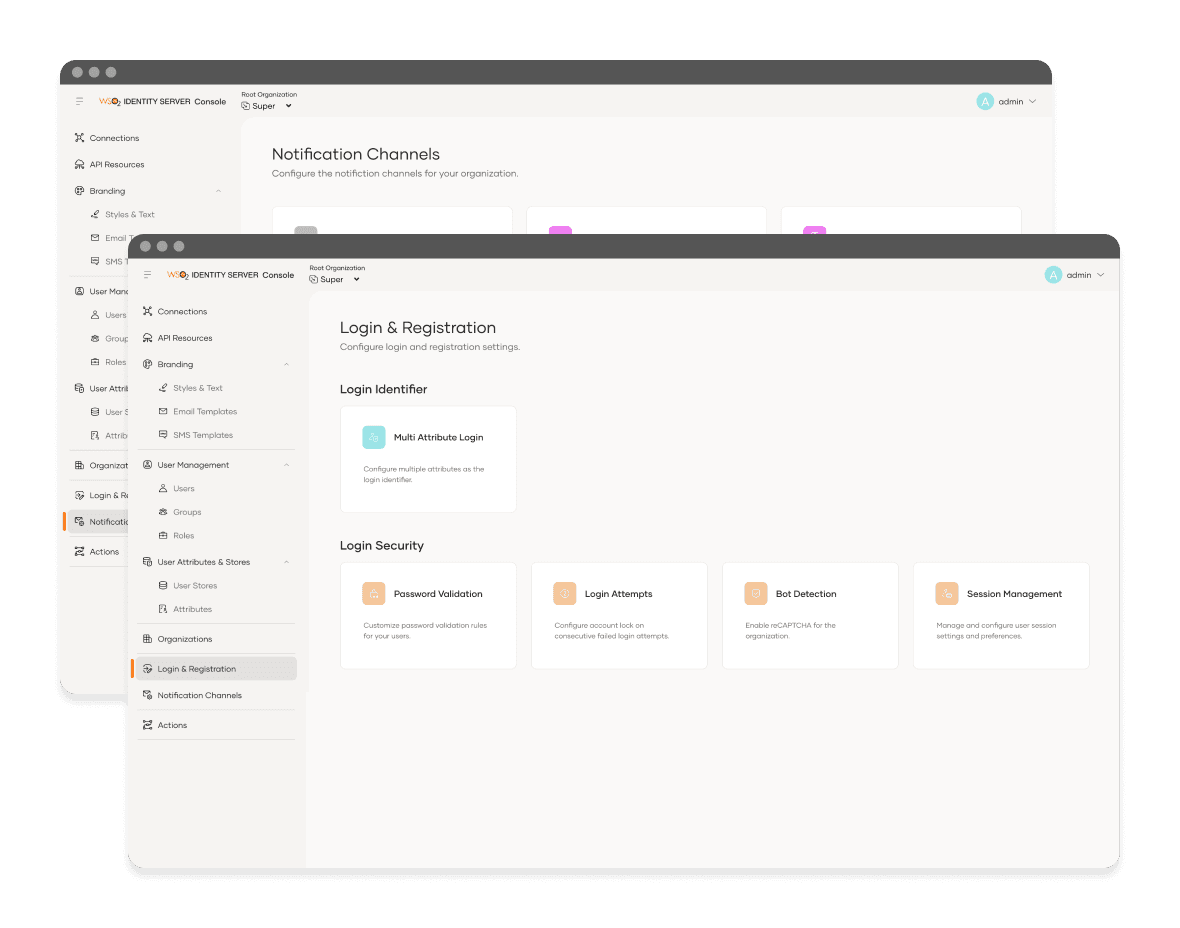 wso2 identity server mockup